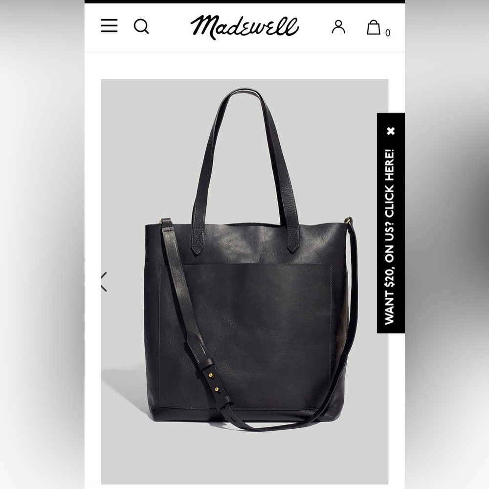 Madewell Medium transport bag